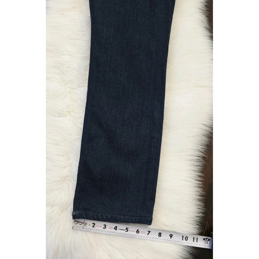 Paige Federal Slim Straight Jeans Men's Size 32 Casual Stretch Dark Blue Denim